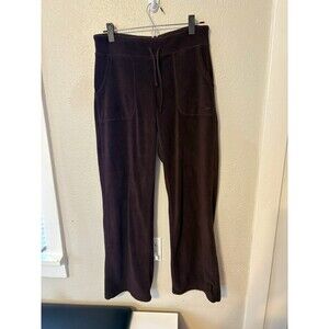 Patagonia Brown Shearling Fleece Wide leg Pants Size Medium